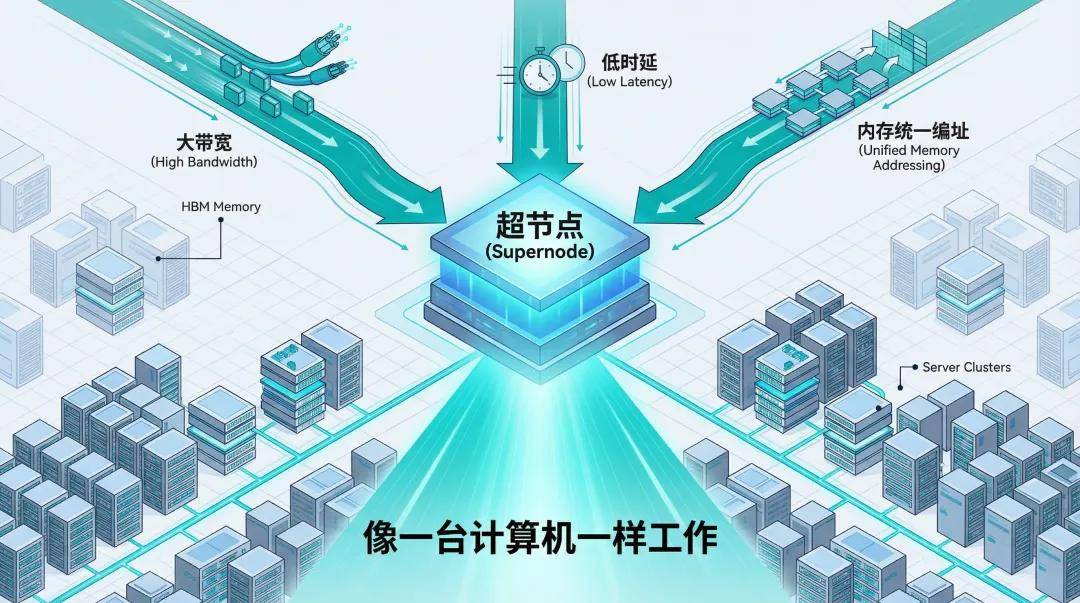 拆开“超节点”的伪装：没有内存统一编址，仍是服务器堆叠